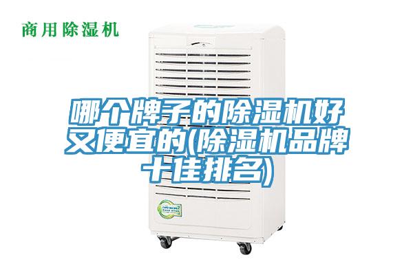 哪個牌子的除濕機好又便宜的(除濕機品牌十佳排名)