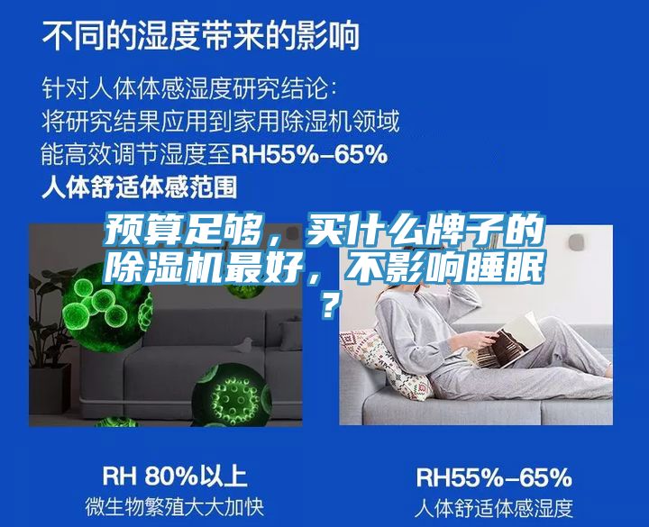 預算足夠，買什么牌子的除濕機最好，不影響睡眠？