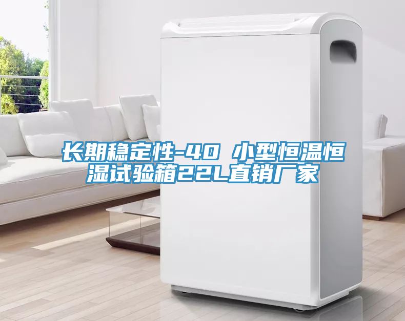 長期穩定性-40℃小型恒溫恒濕試驗箱22L直銷廠家